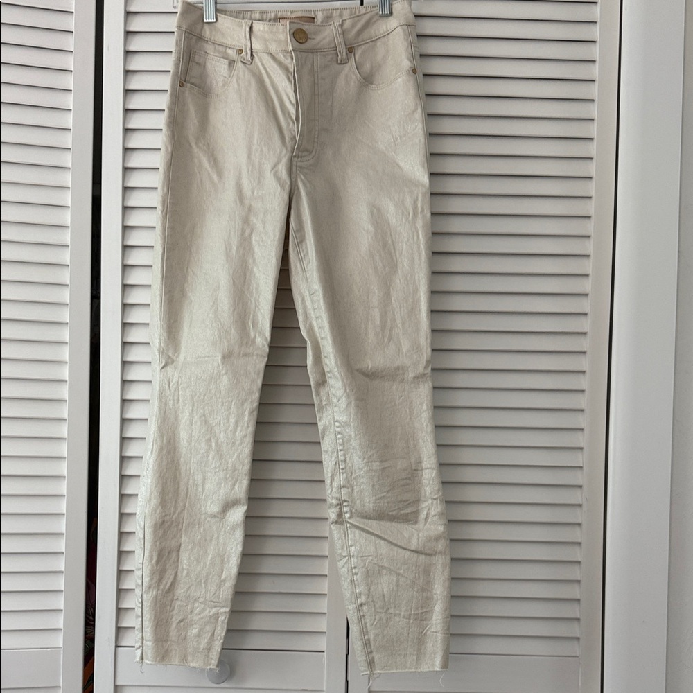Kut from the Kloth Metallic Beige Pants